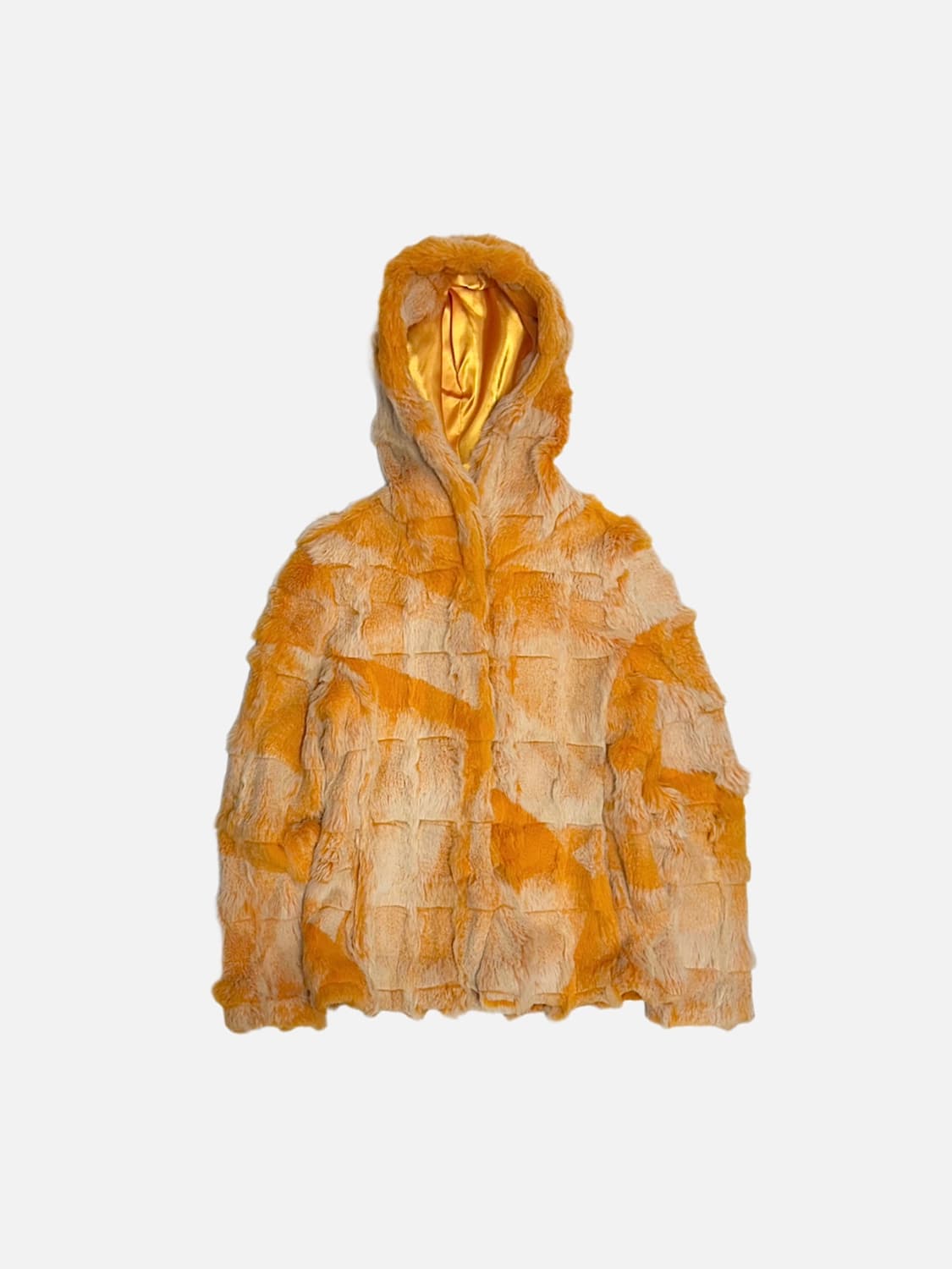 렉스 후드 퍼자켓 토끼털 모피 자켓 상품이미지1