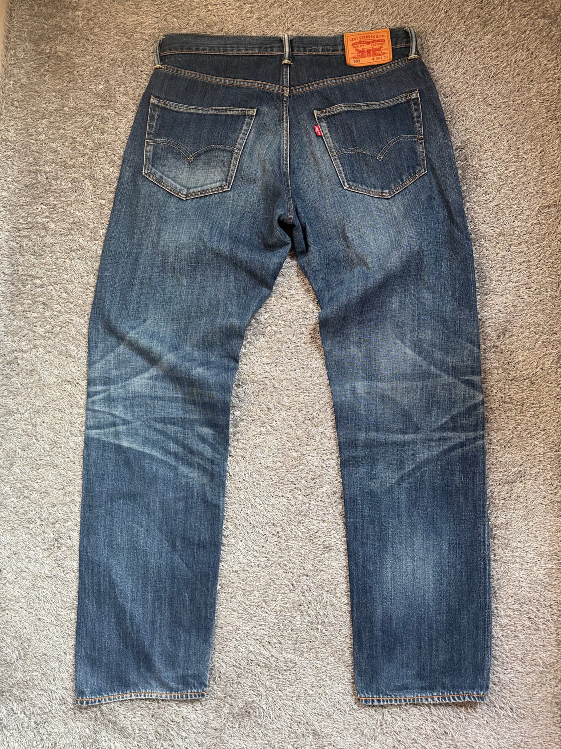 90s Levis 503 스트레이트 리바이스 데님 팬츠 상품이미지3