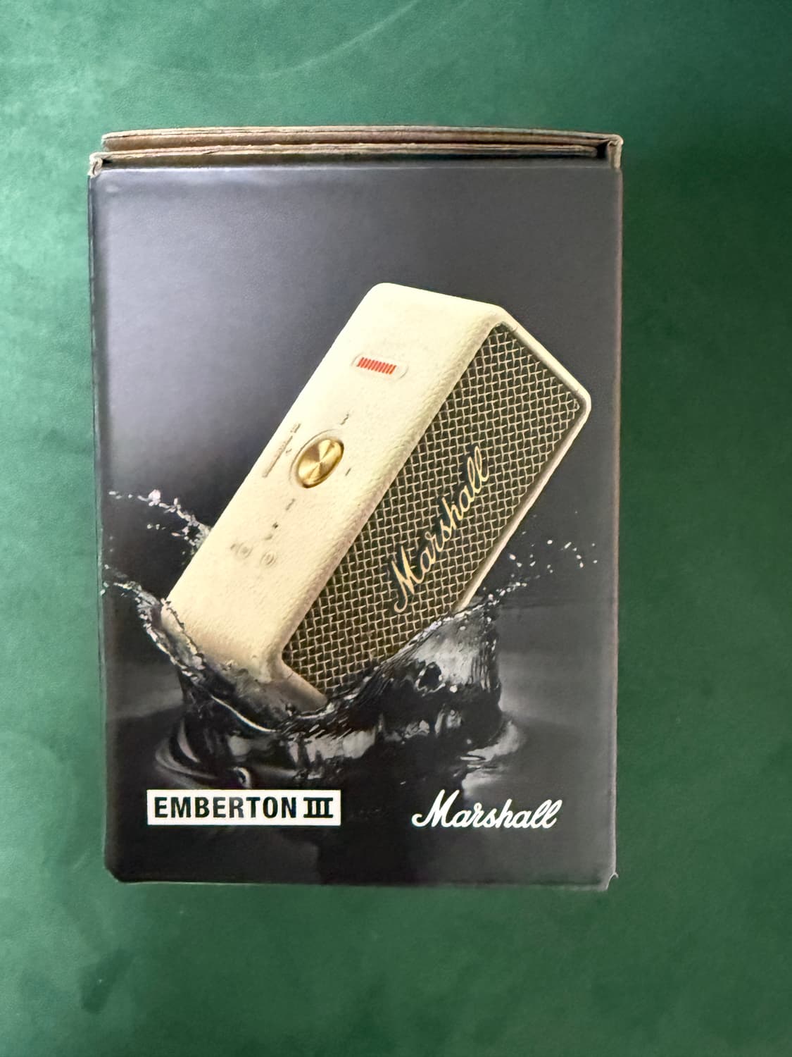 마샬 엠버튼 3 크림 블루투스 스피커 미개봉 상품이미지3