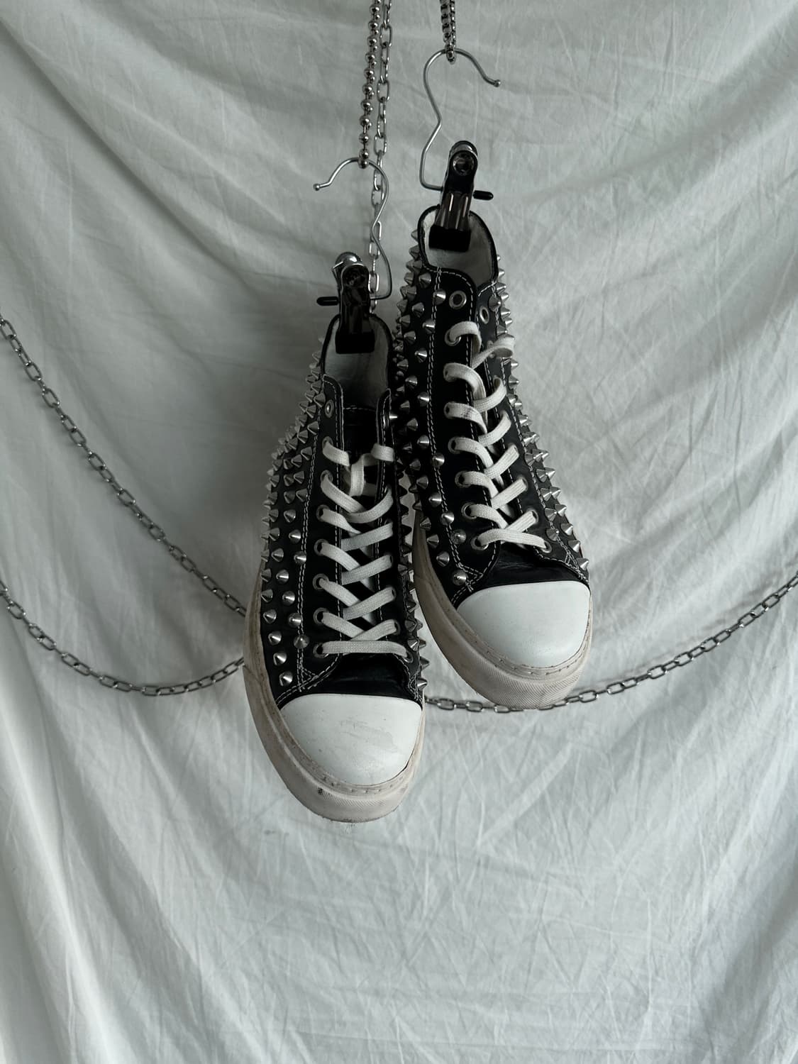 gienchi 젠치 스터드 하이탑 스니커즈 상품이미지4