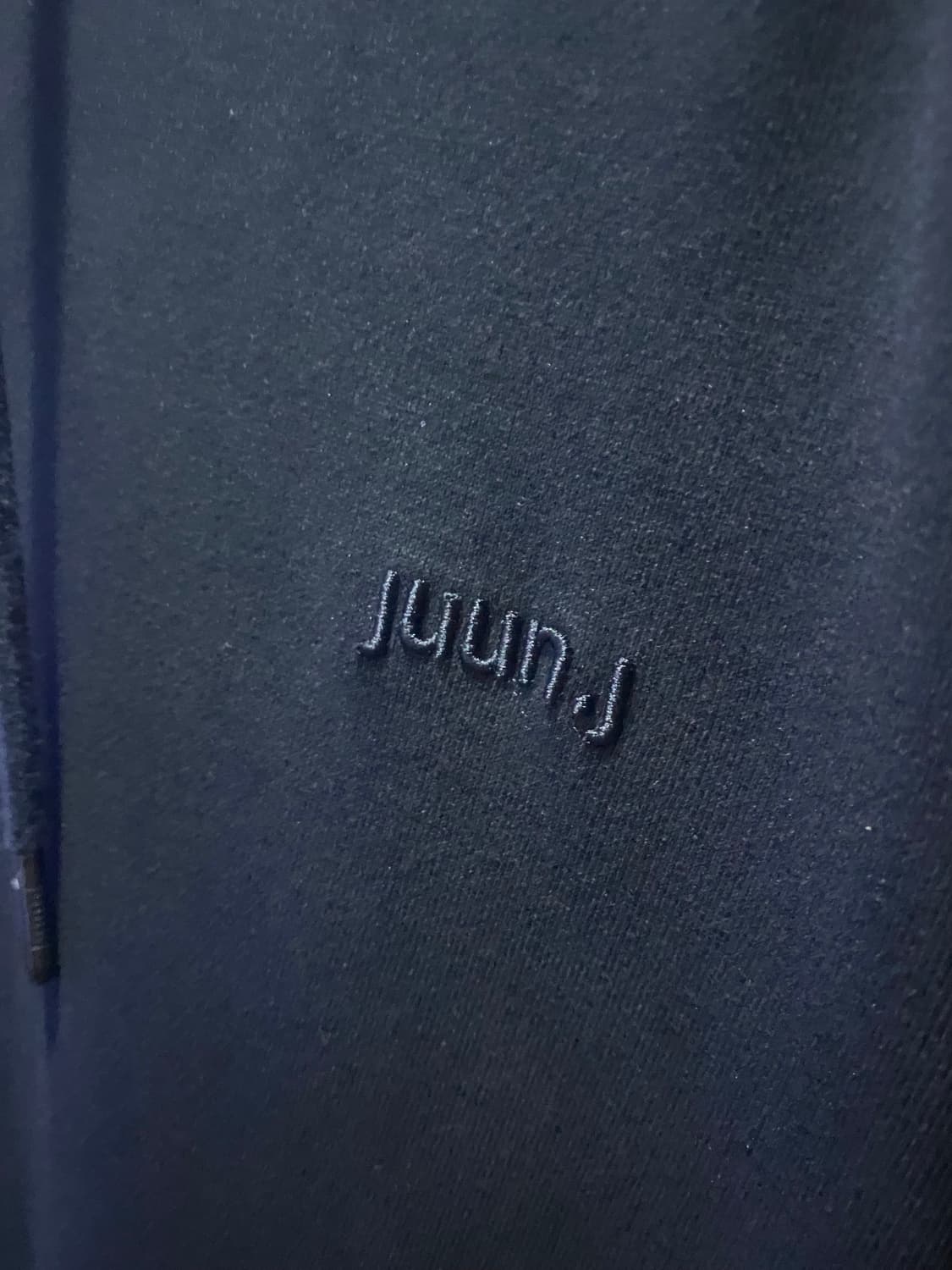 24ss 준지 데님 레이어드 후드티 (s) 상품이미지3