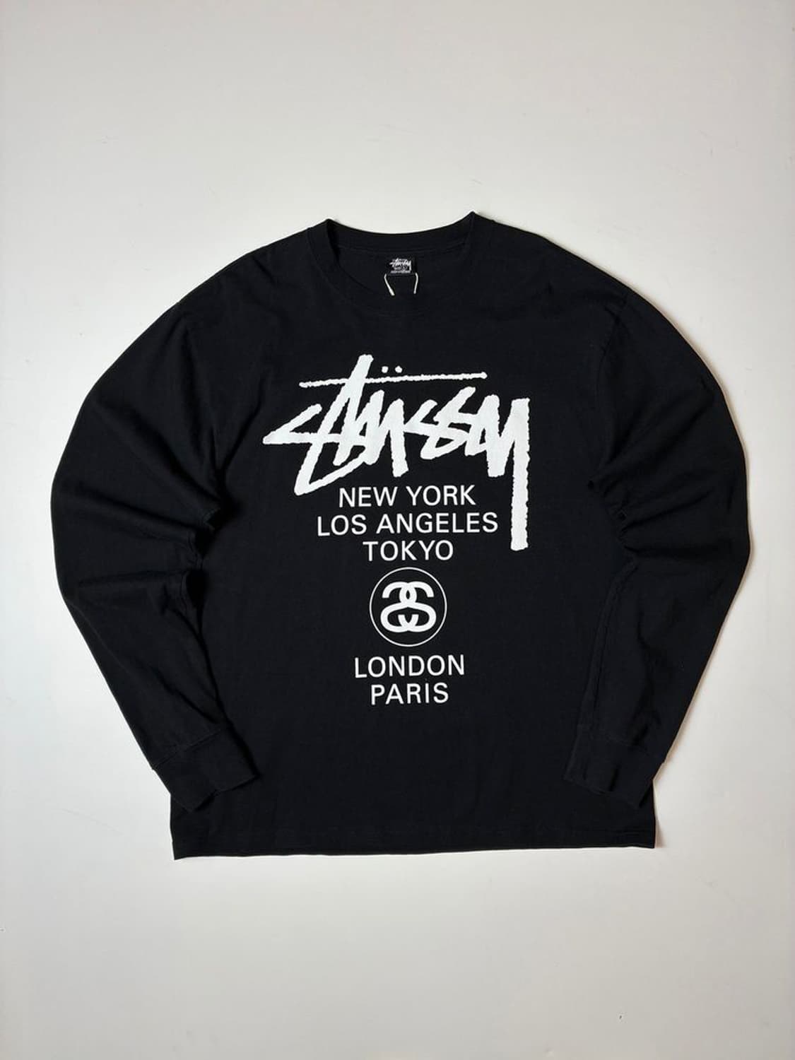 스투시 월드투어 크루넥 피그먼트 롱슬리브 PN9332 상품이미지1