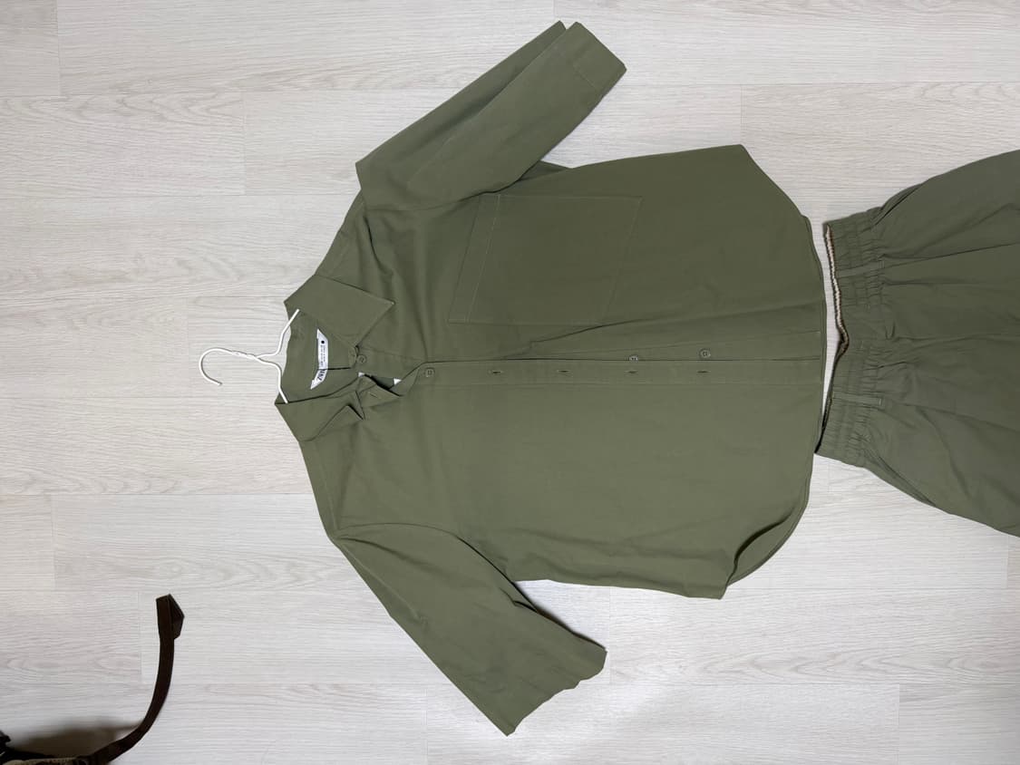 자라 카키셋업 상품이미지2