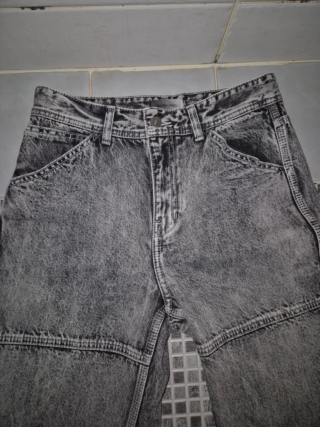 메종미네드 WHITE SPREAD CARPENTER DENIM 상품이미지3