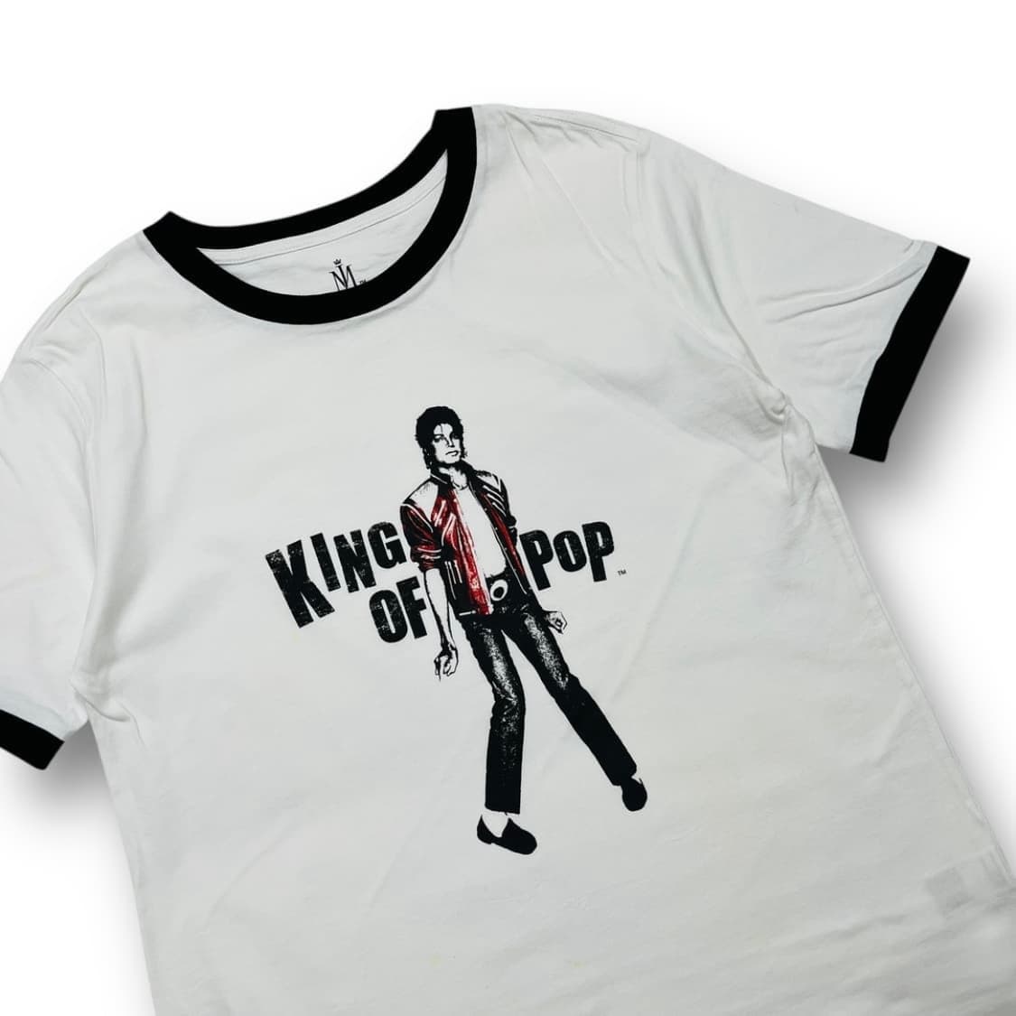 마이클 잭슨 핑거 맨 포즈 빈티지 반팔 티셔츠 상품이미지2