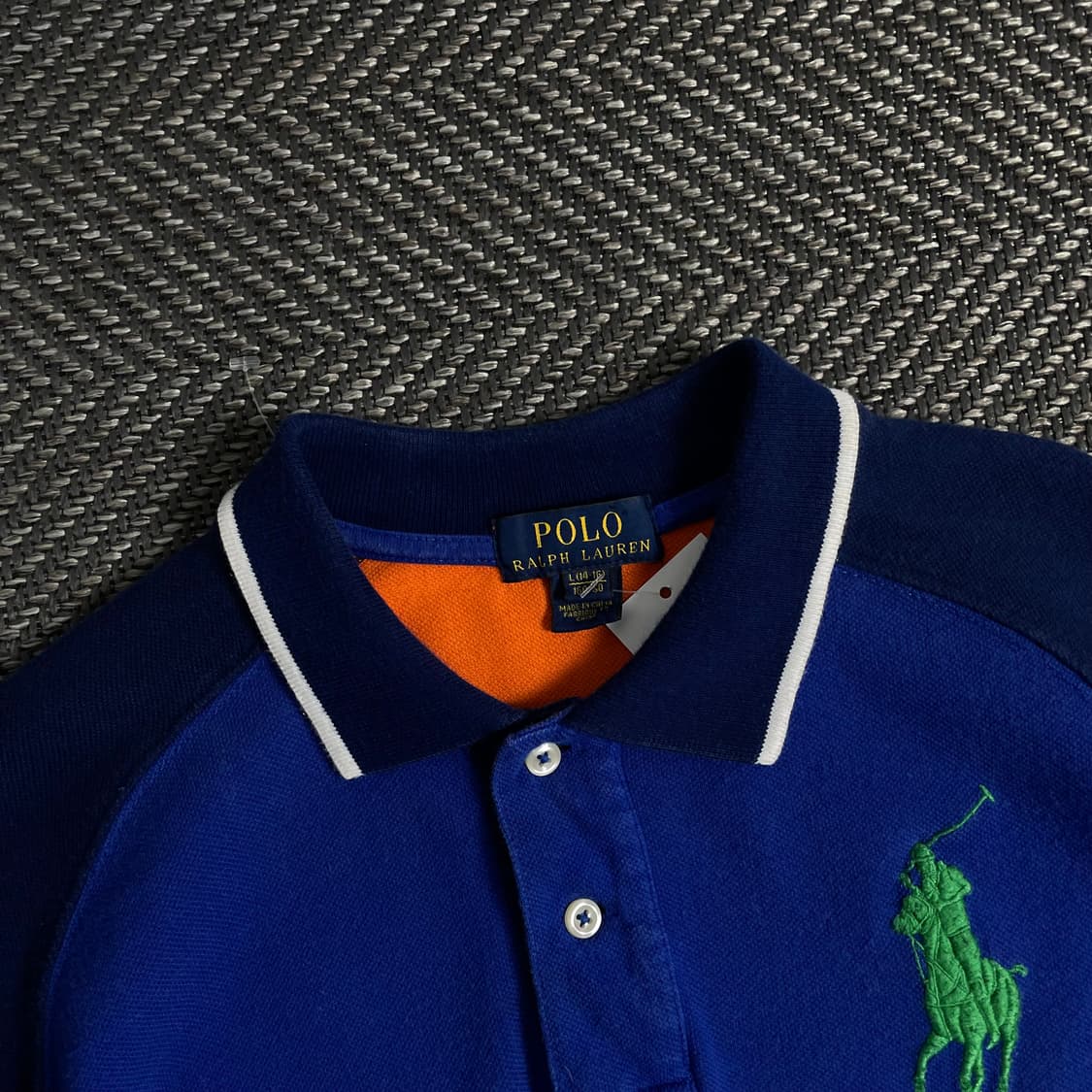 폴로 랄프로렌 컬러블럭 빅포니 피케이 티셔츠y 3547 상품이미지5