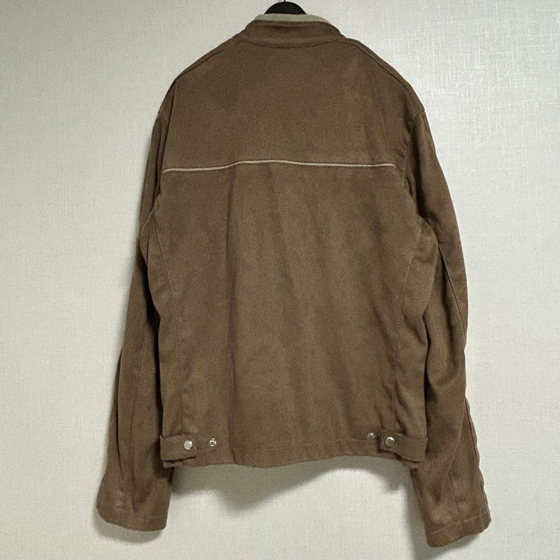 자라 스웨이드 자켓 블루종 집업 점퍼 브라운 S 상품이미지7