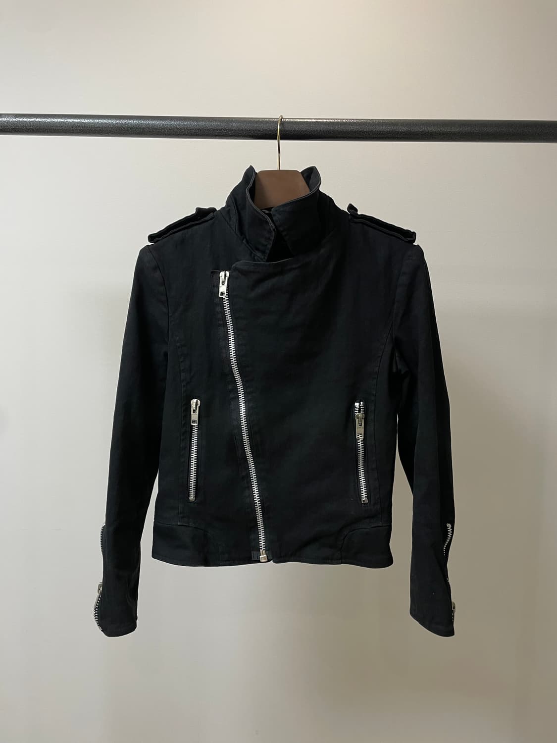 (S) april77 락시크 코튼 라이더 자켓 상품이미지1