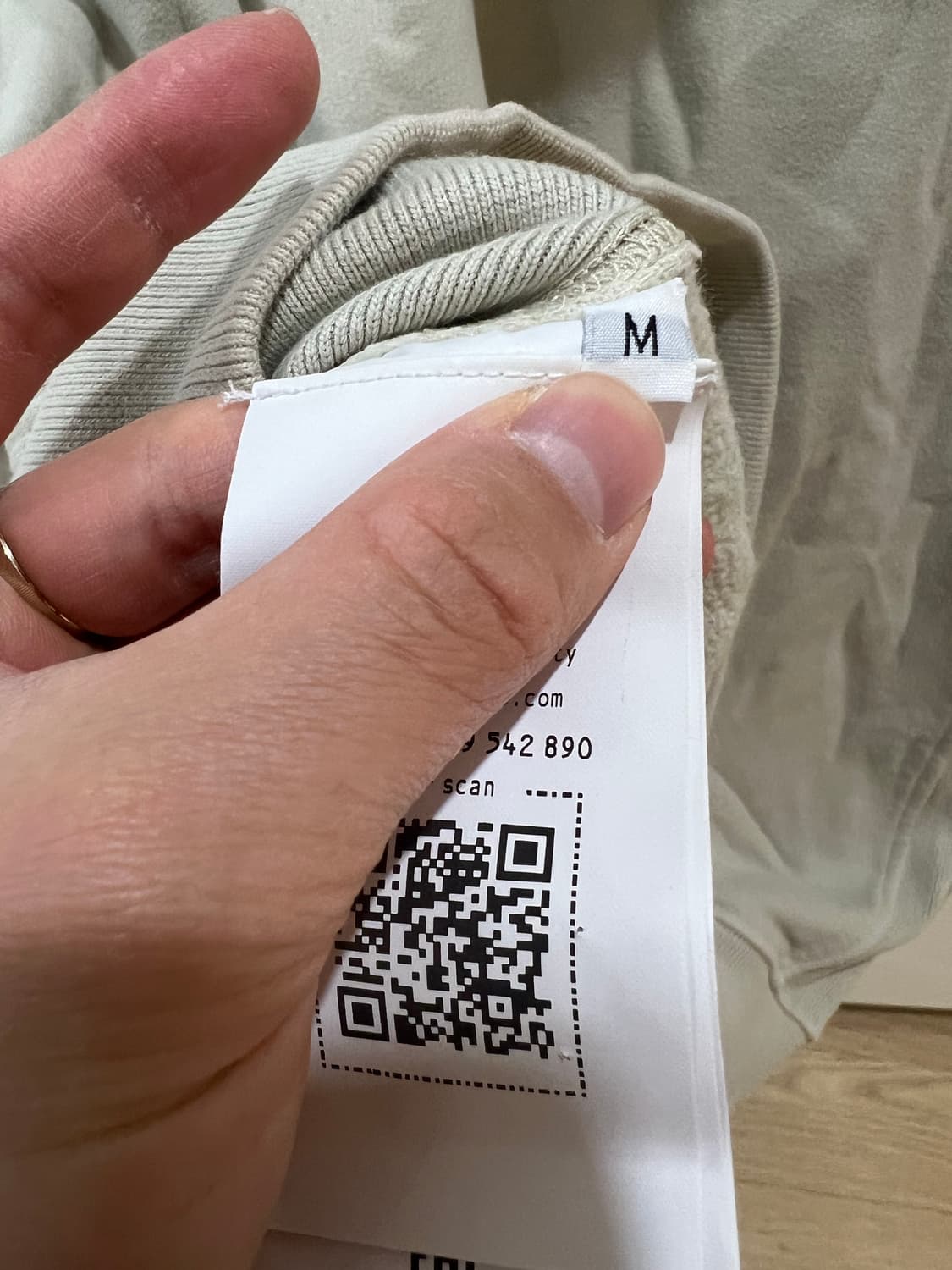 25fw 스톤아일랜드 연베이지 후드집업 M  상품이미지3