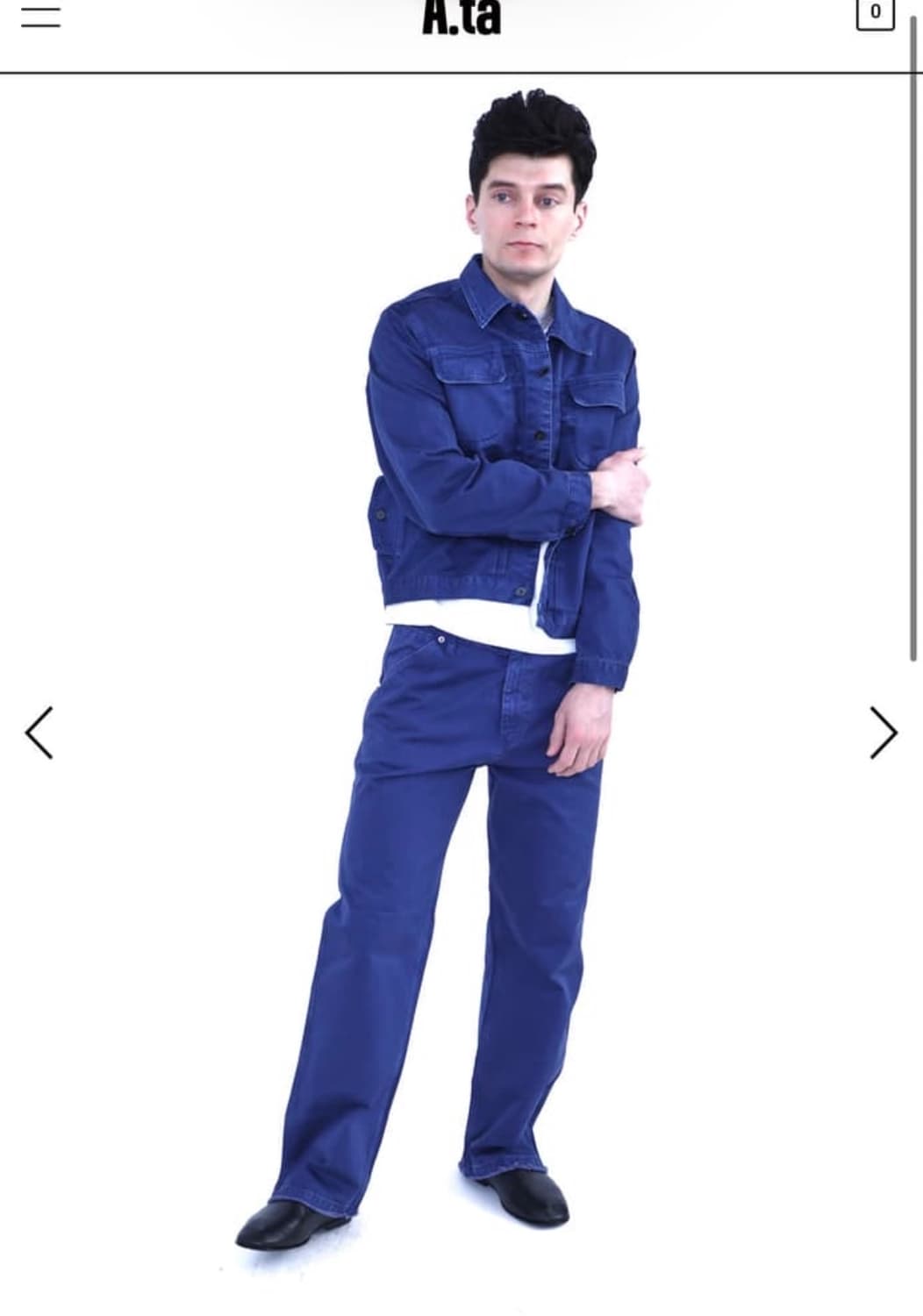 구매) a.ta 코튼 트러커(L) 구합니다 상품이미지1