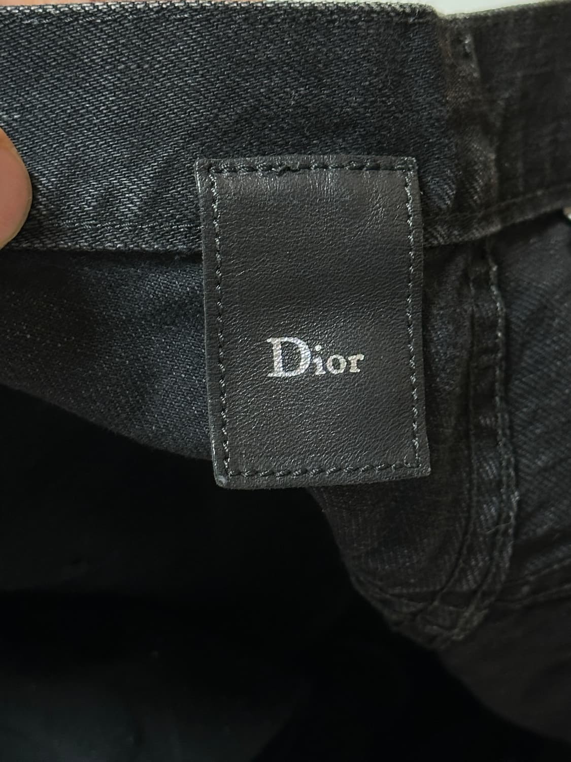 (에디슬리먼) 06ss 디올옴므 블랙 에디진 데님  아카이브 피스 상품이미지6