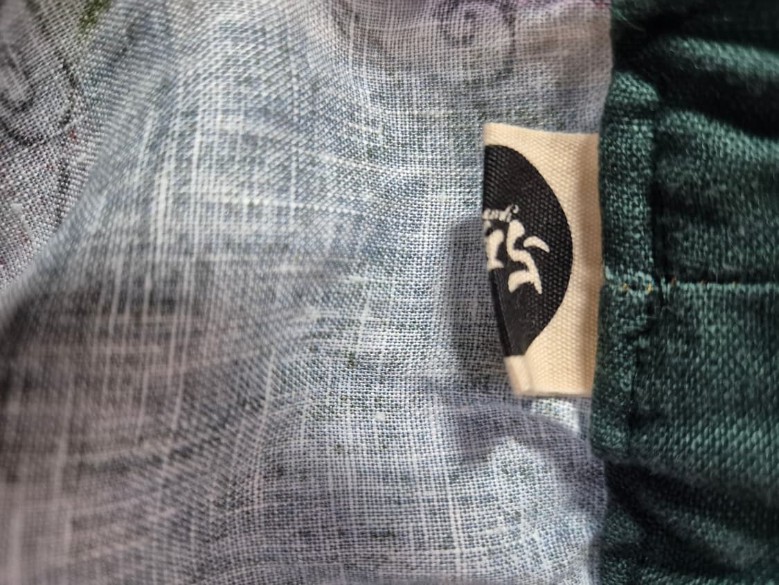 린넨 패치워크 롱 스커트 허리단면 41 33 34 35인치 가능 상품이미지10