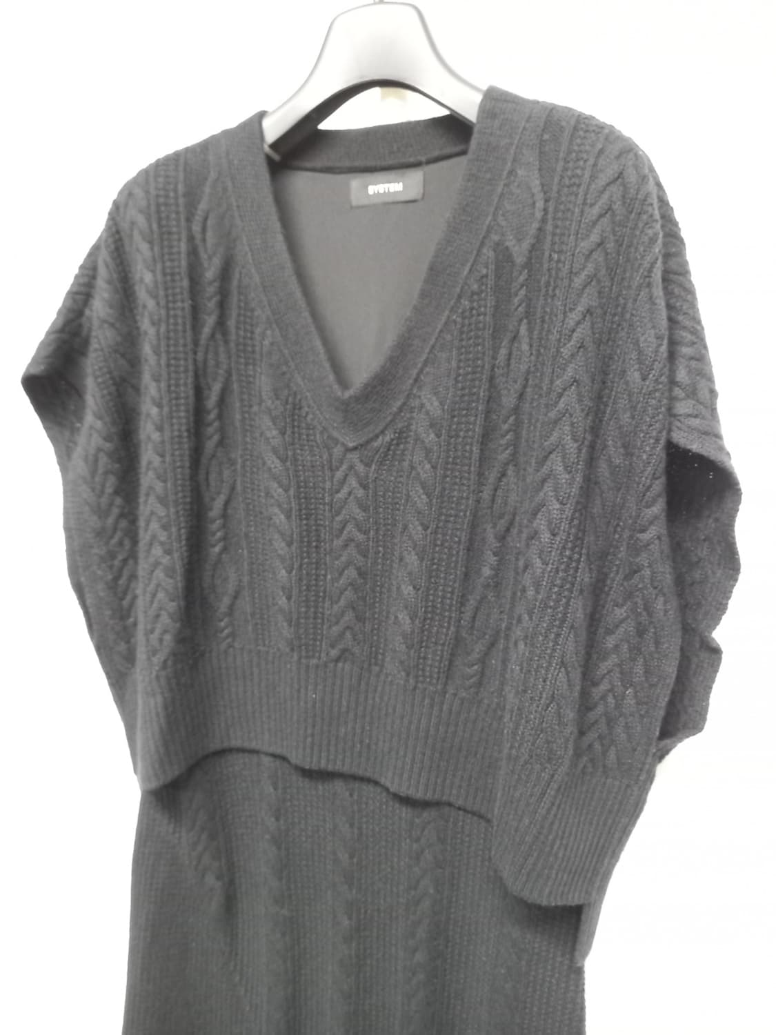 시스템 춘추동 모 맥시 니트원피스 F 33-66 상품이미지4