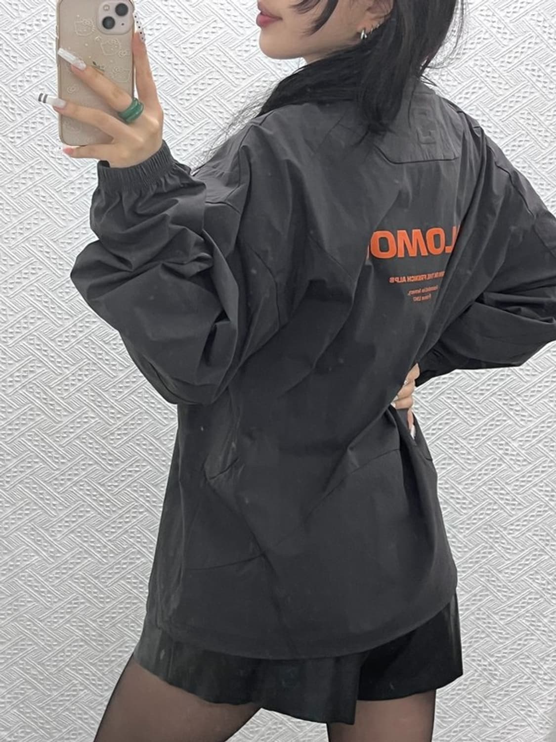 살로몬 캐주얼 스포티 슬레이트 스포티 바람막이 웜업 L C10891 상품이미지1