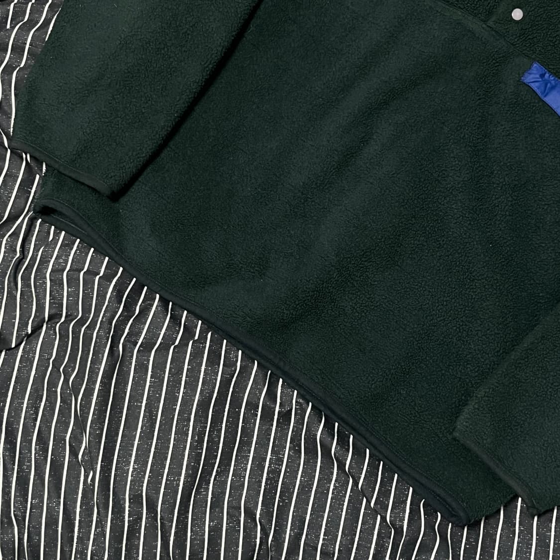 90s 파타고니아 신칠라 후리스 다크그린 L 눈산없는 상품이미지2