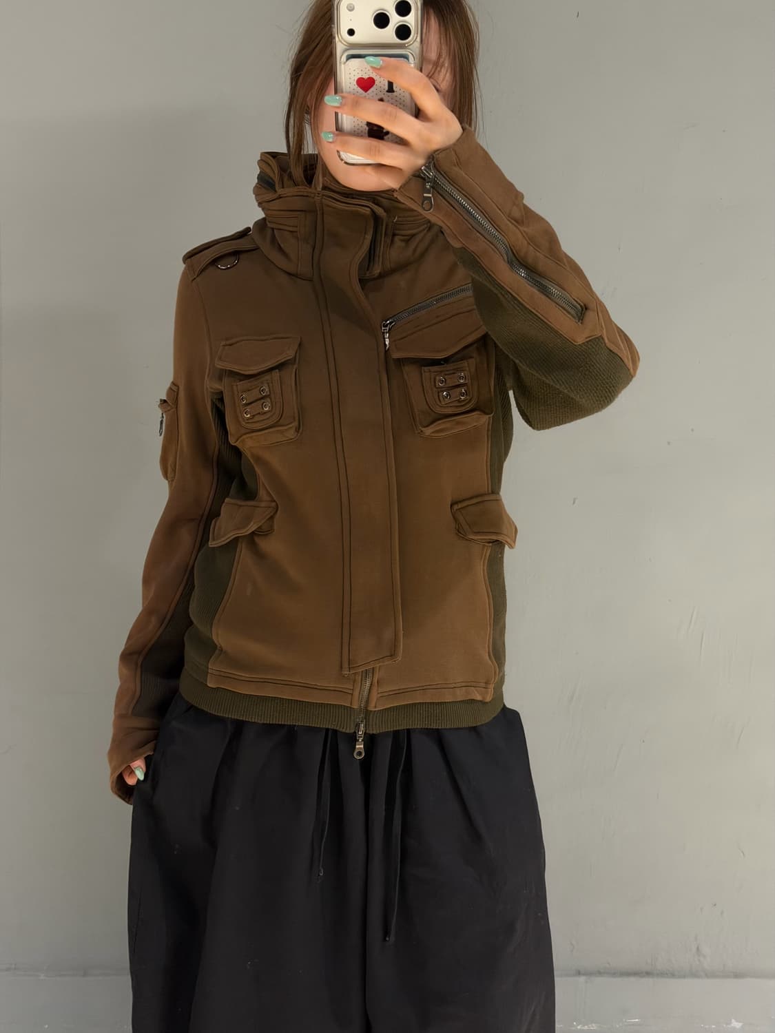 pocket detail ribbed bono jacket 상품이미지3