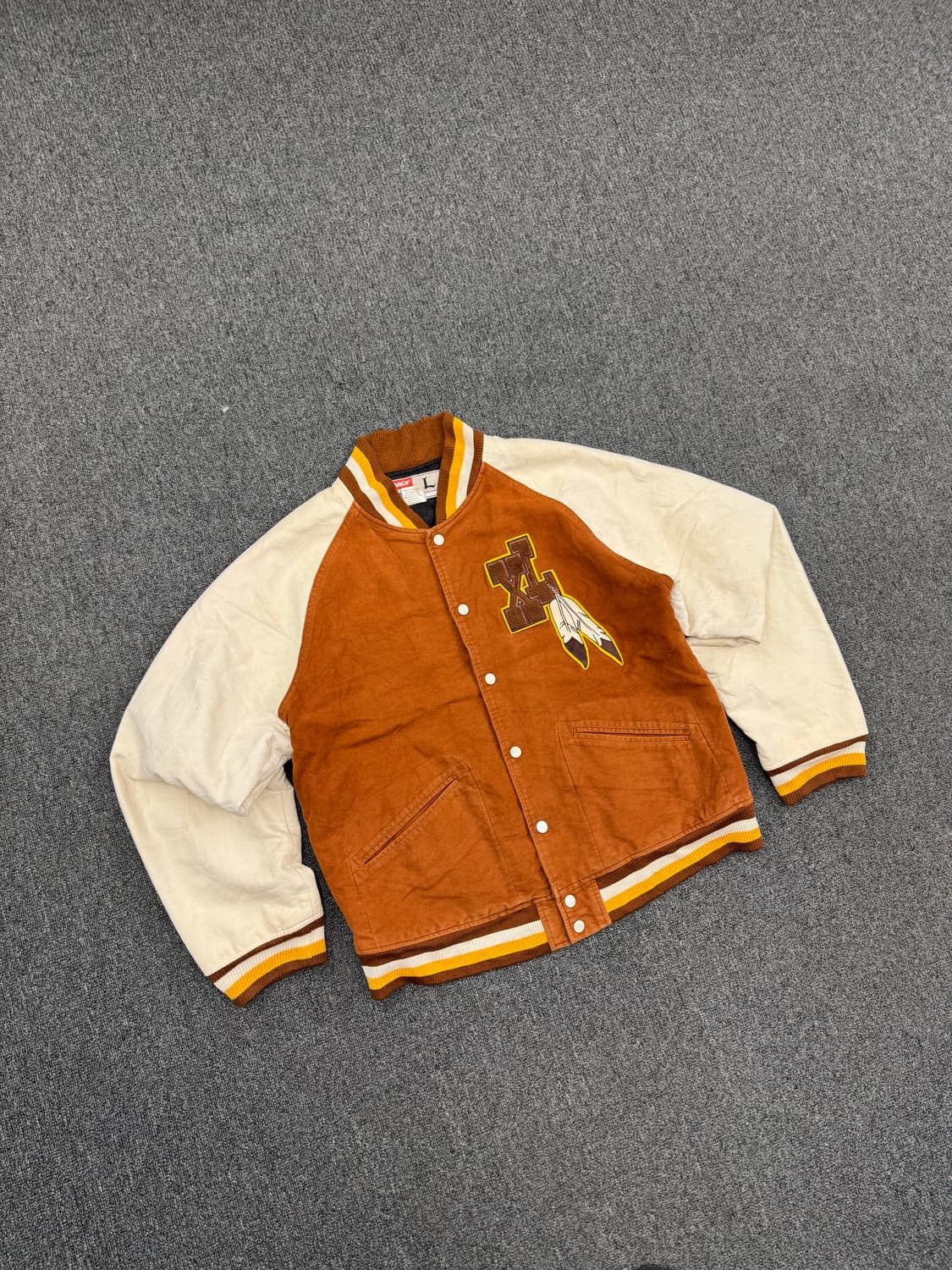 XLARGE 빈티지 스웨스드 바시티 자켓 상품이미지1
