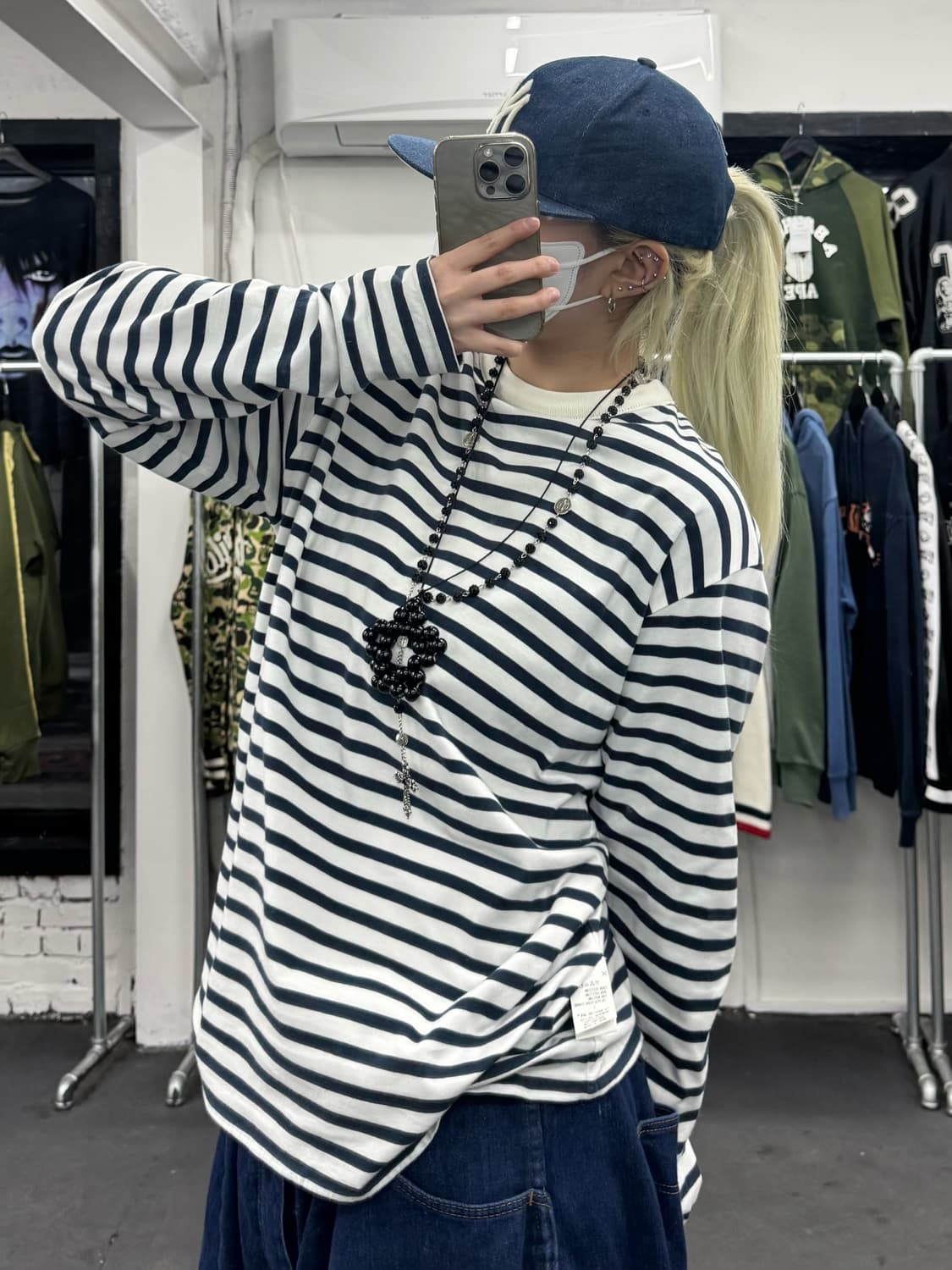 베이프 원포인트 리버시블 롱슬리브 상품이미지10