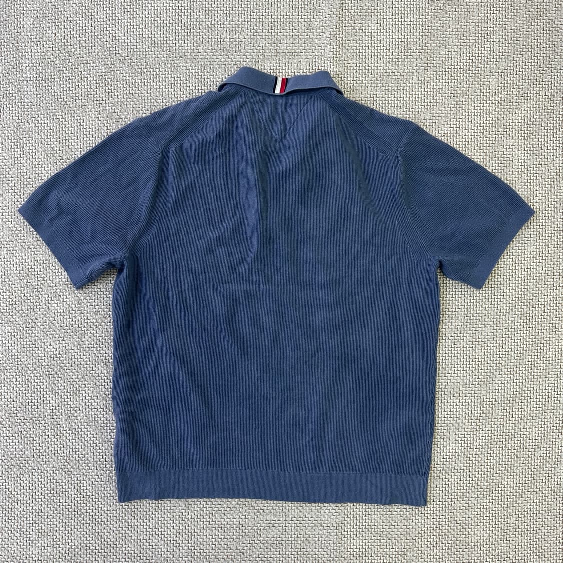 L 타미힐피거 오가닉 코튼 니트 카라티 0417D 상품이미지4