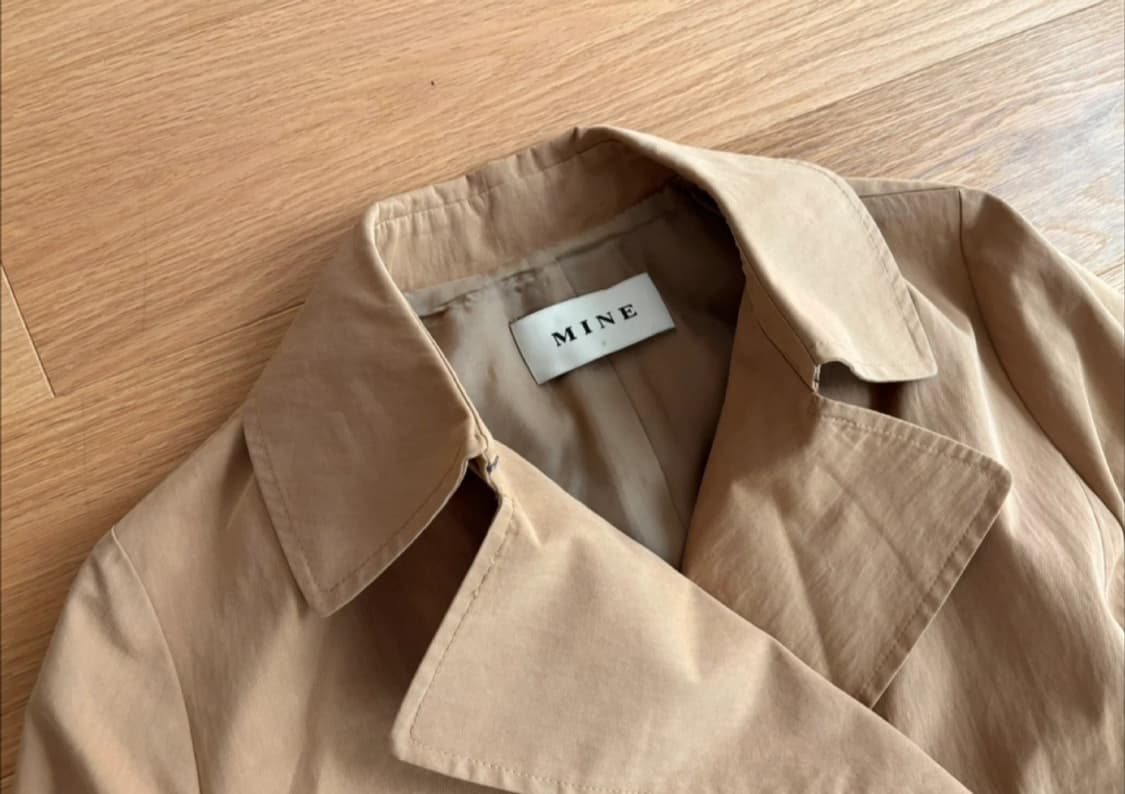 MINE 마인 베이지 트렌치 코트 82-94-160 상품이미지3