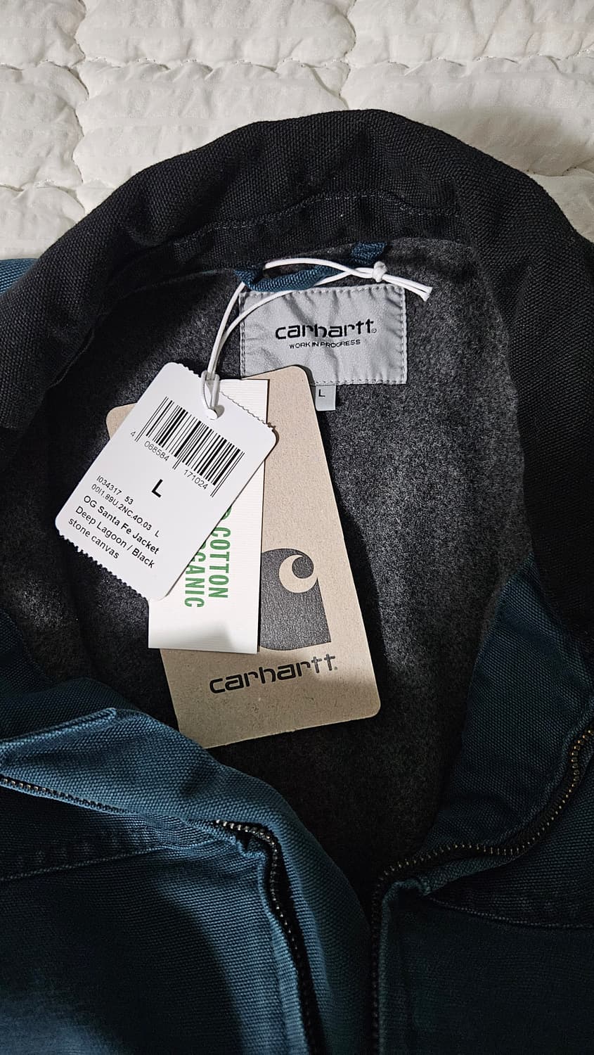 칼하트 WIP OG 산타 페 자켓 딥 라군 블랙 - 윈터 상품이미지2