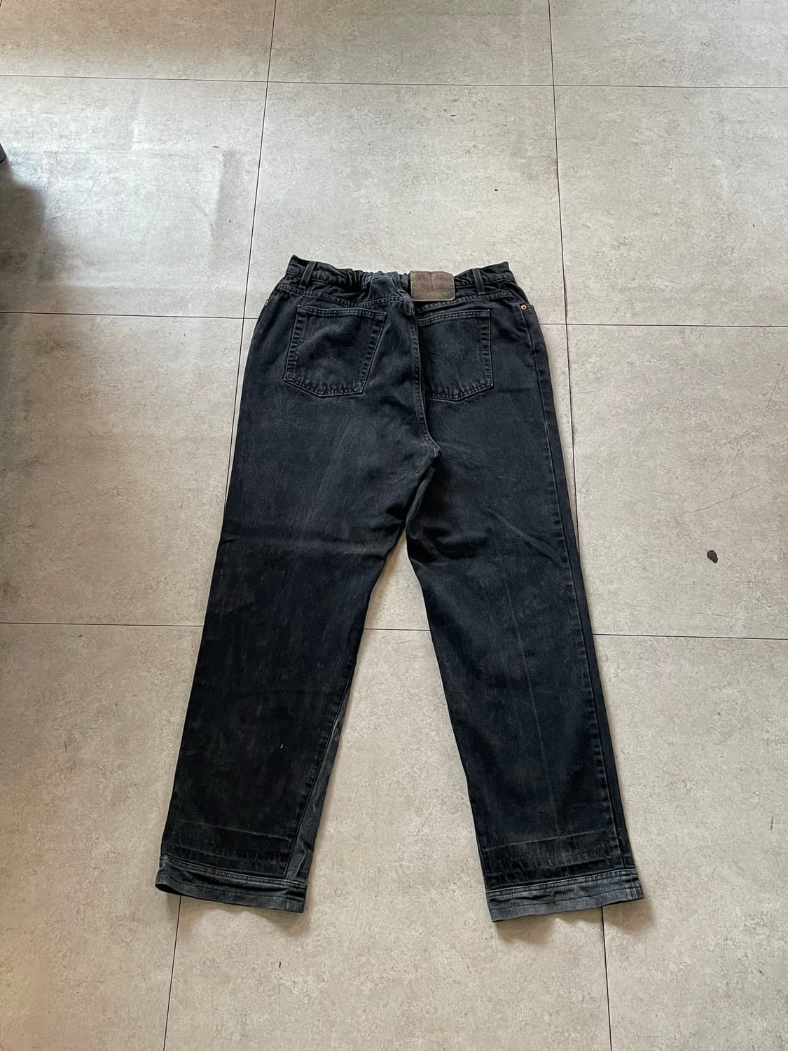 리바이스550 블랙 데님 팬츠 상품이미지1