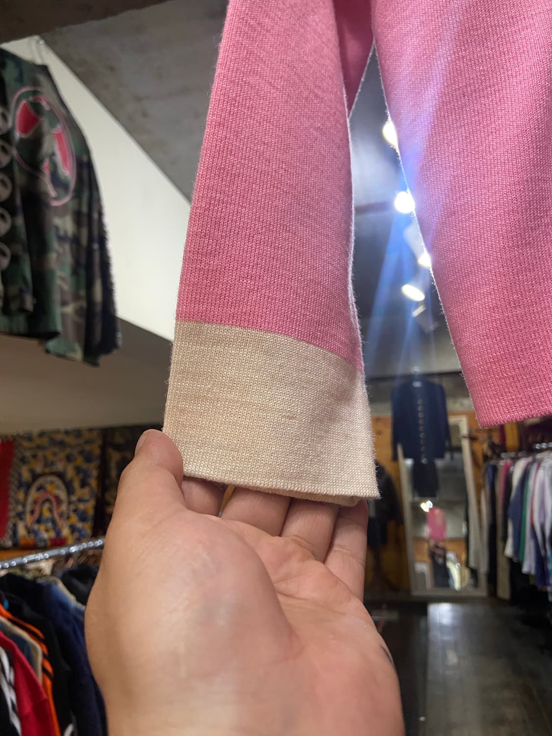 80s courreges 꾸레쥬 빈티지 컬러 블럭 니트웨어 상품이미지7