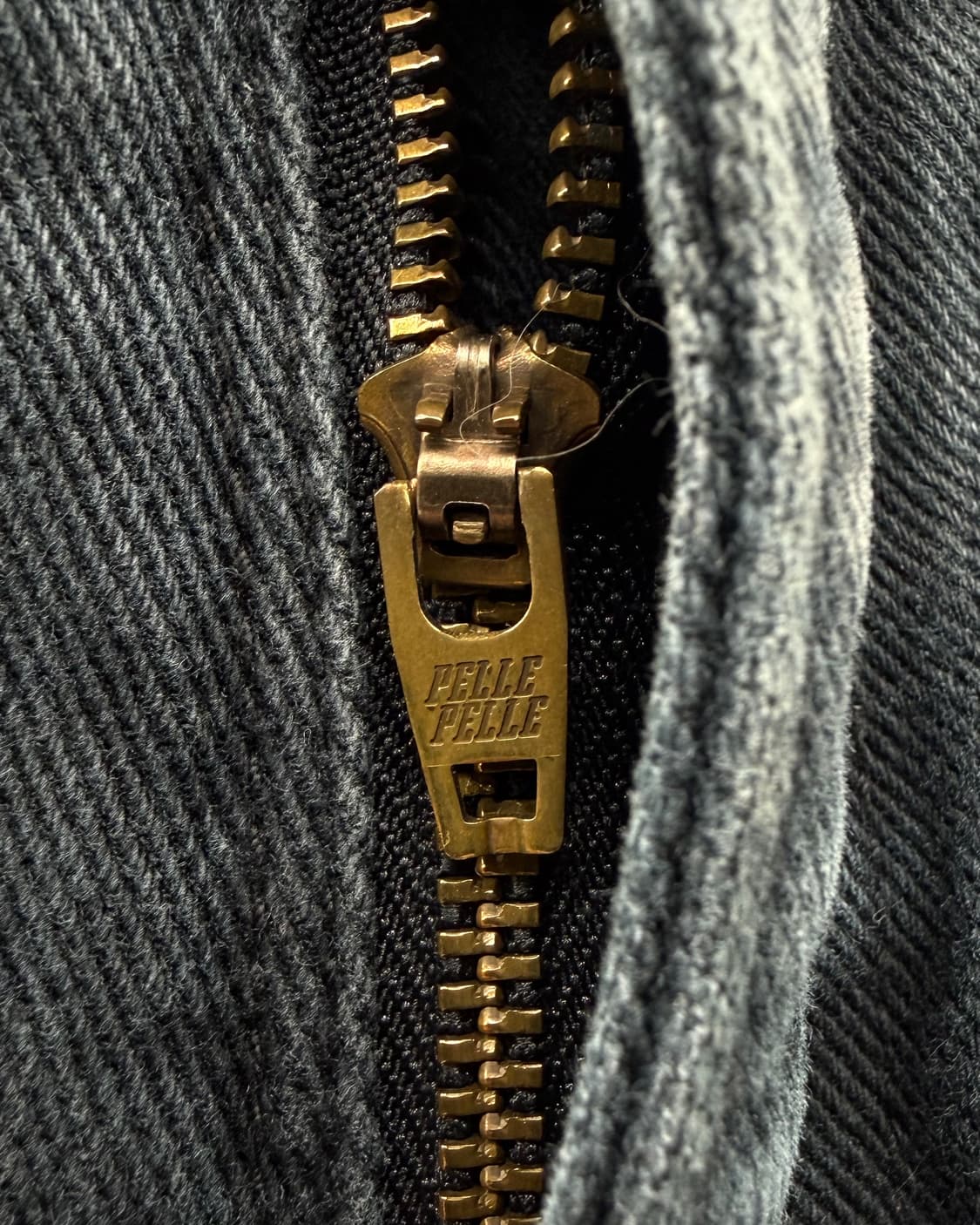 펠레펠레 00s 백로고 배기 데님 팬츠 블랙 상품이미지8