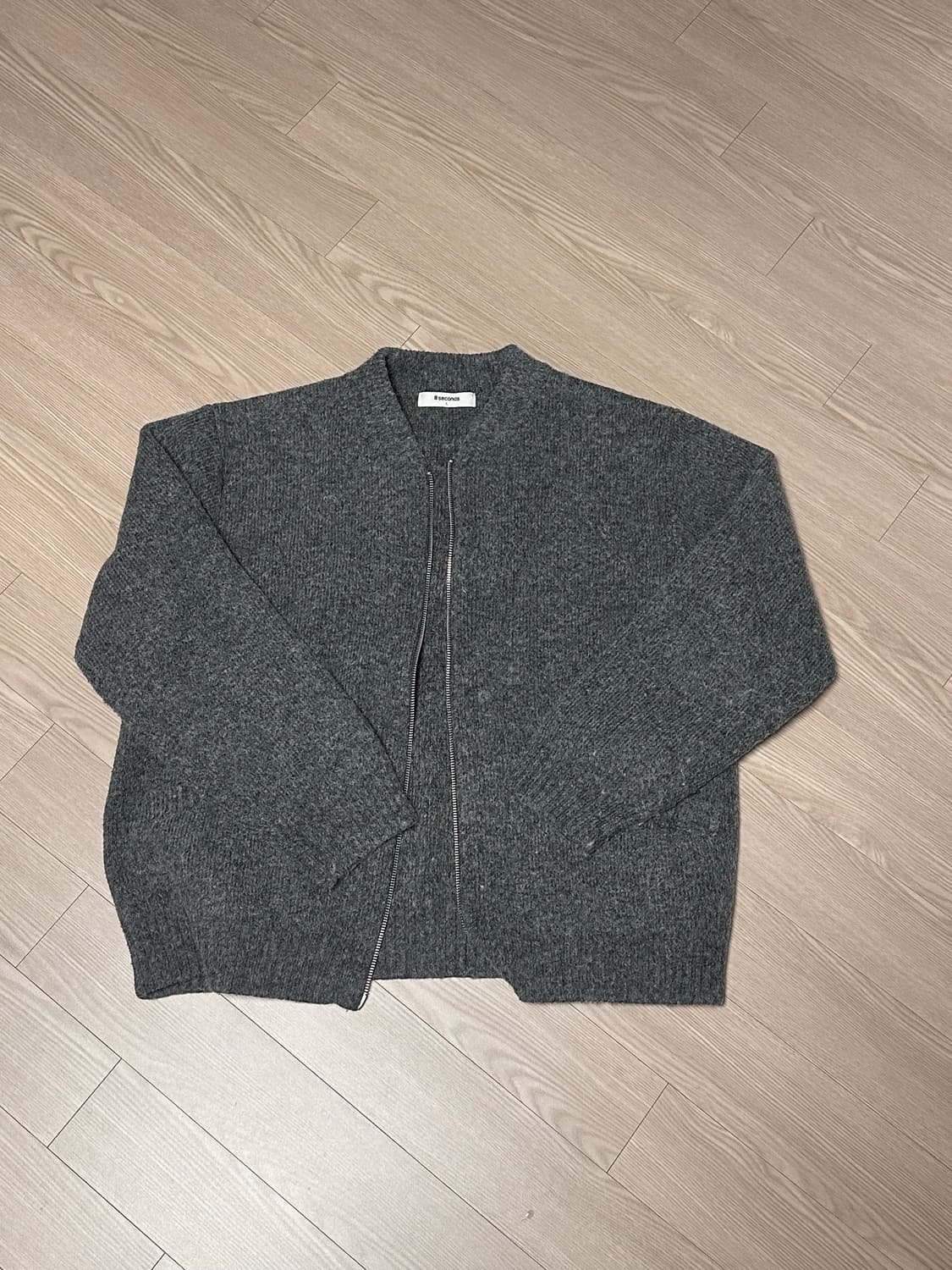 에잇세컨즈 집업가디건 L 상품이미지1