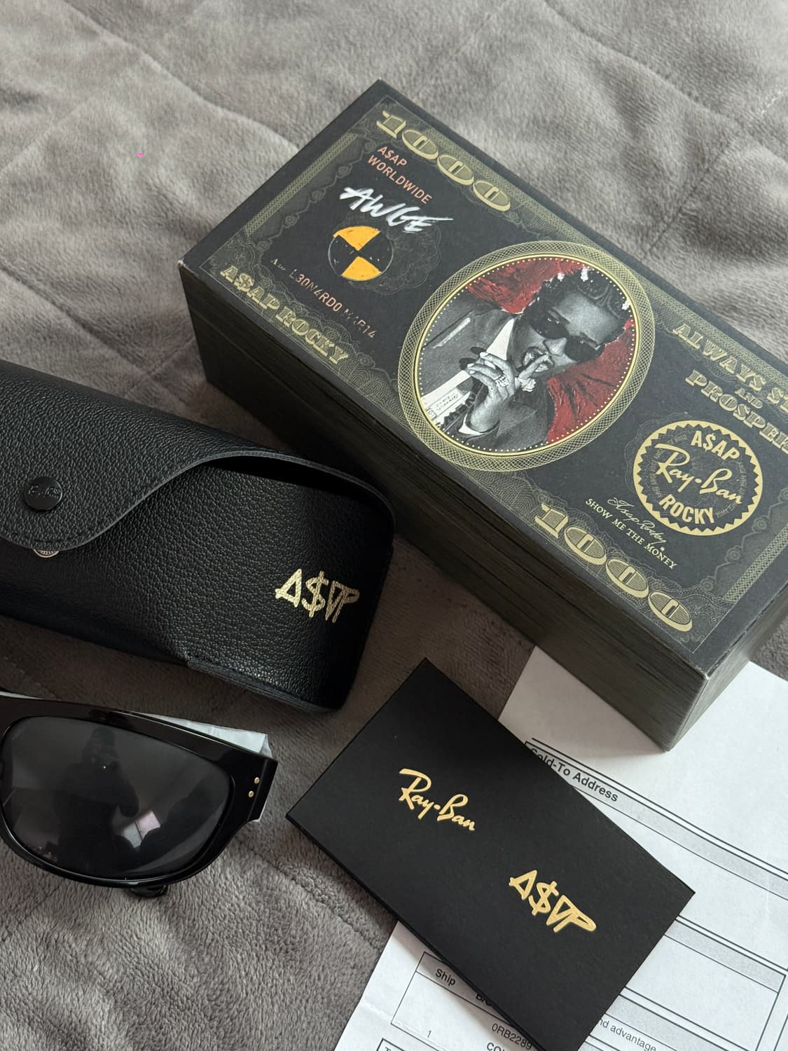 에이셉라키 x 레이벤 메가 발로라마 블랙드아웃 상품이미지2