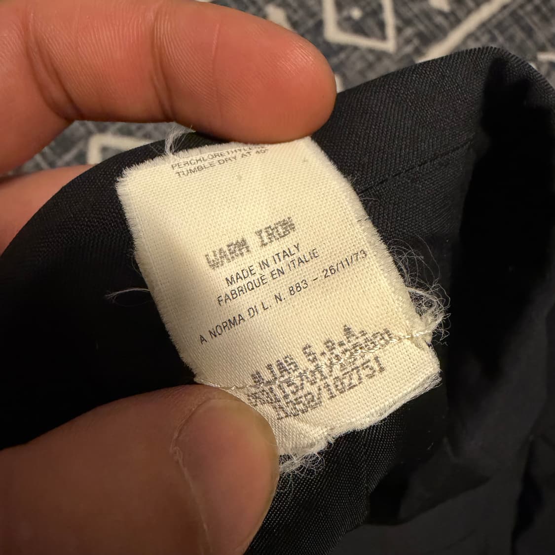 90s 지아니 베르사체 꾸뛰르 아카이브 울 자켓 (ALIAS제) 상품이미지4