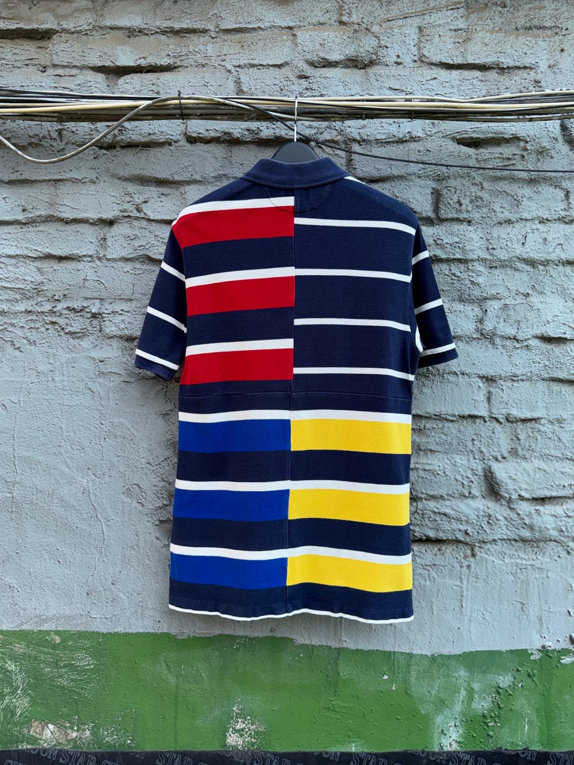 POLO 폴로 멀티컬러 스트라이프 반팔 카라티(L) 상품이미지6