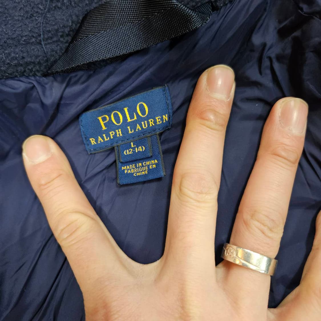 폴로랄프로렌 시그니쳐 타탄체크 덕다운 후드 패딩 상품이미지6