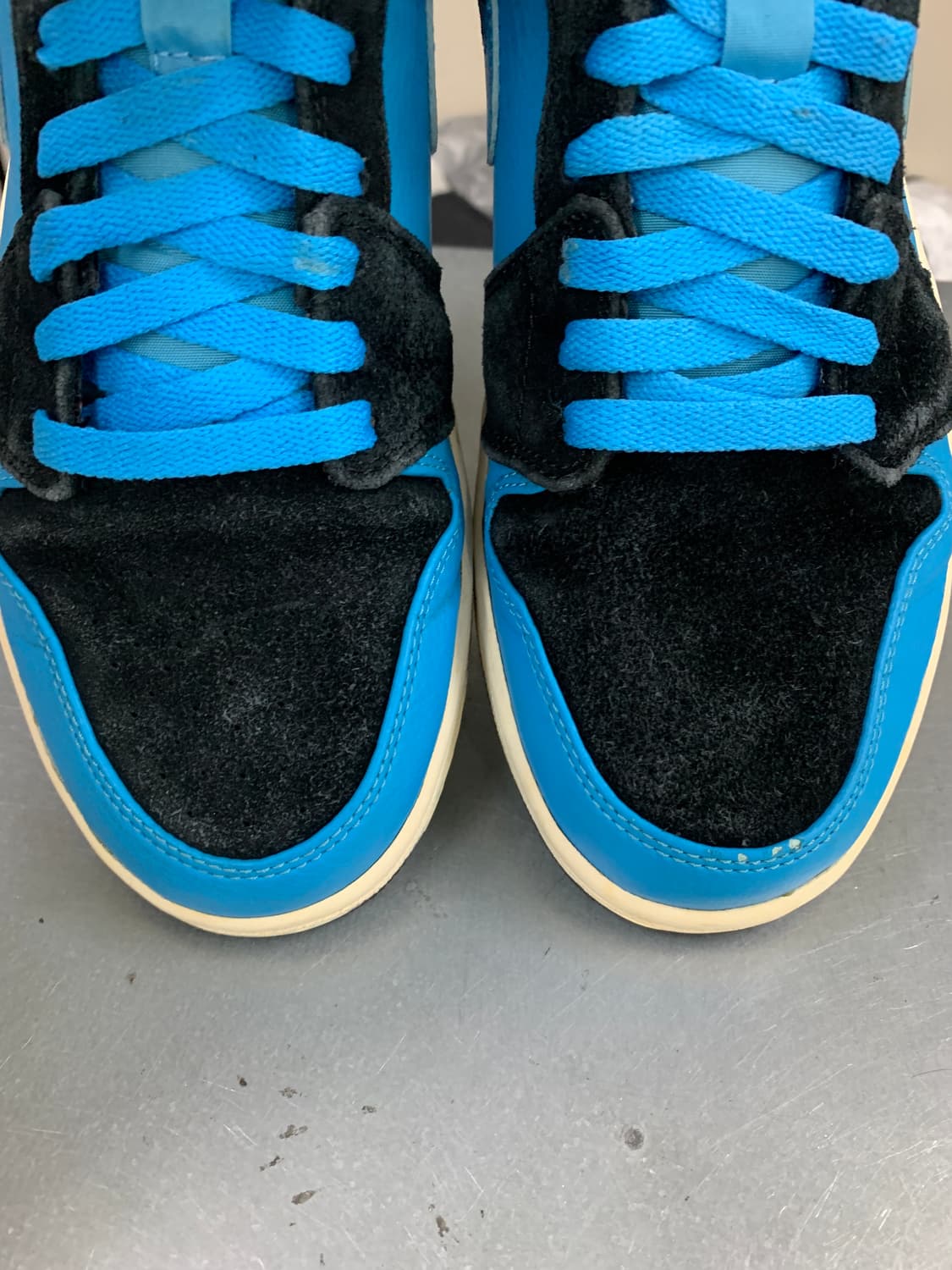 나이키 에어 조던 1 미드 파우더 블루 270 상품이미지4