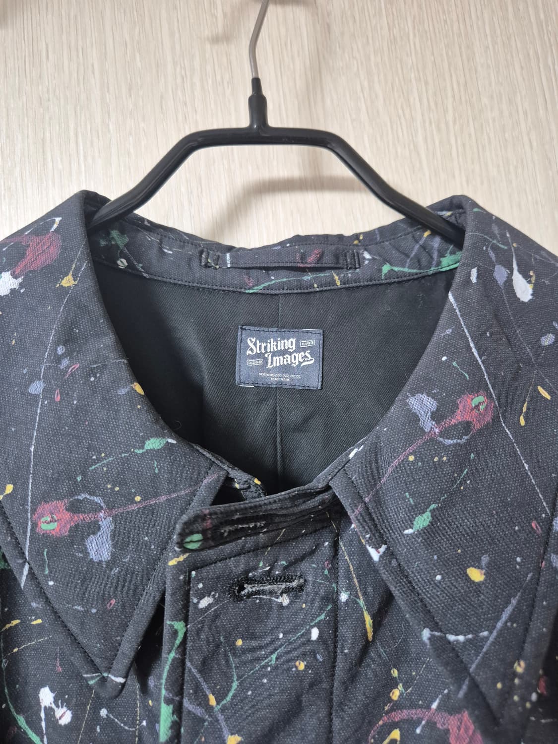 (정품) 네이버후드 X 올드조 프린팅 야상 롱코트 점퍼 18fw 협업 상품이미지3