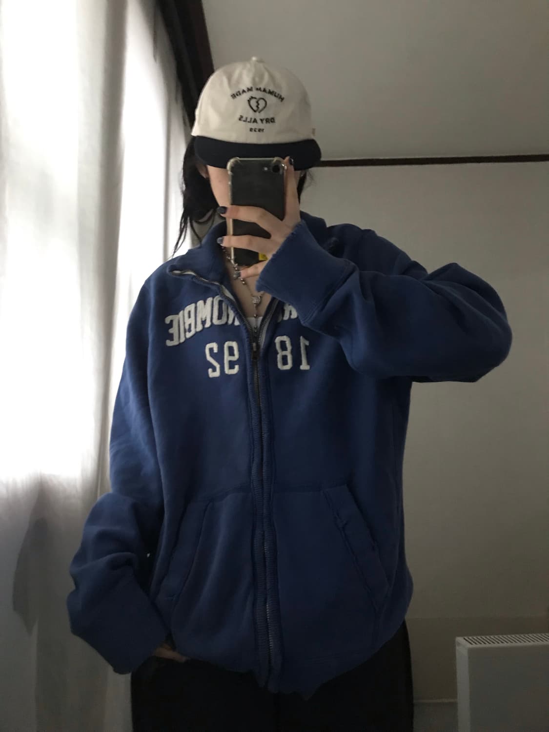 아베크롬비 네이비 면집업 상품이미지6