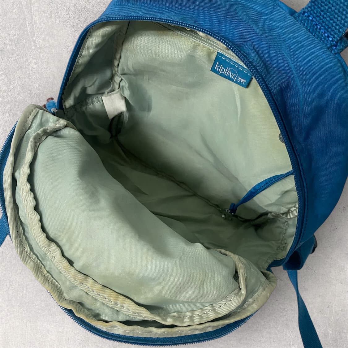 키플링 블루 옐로우 미니 백팩 (B301) 상품이미지4