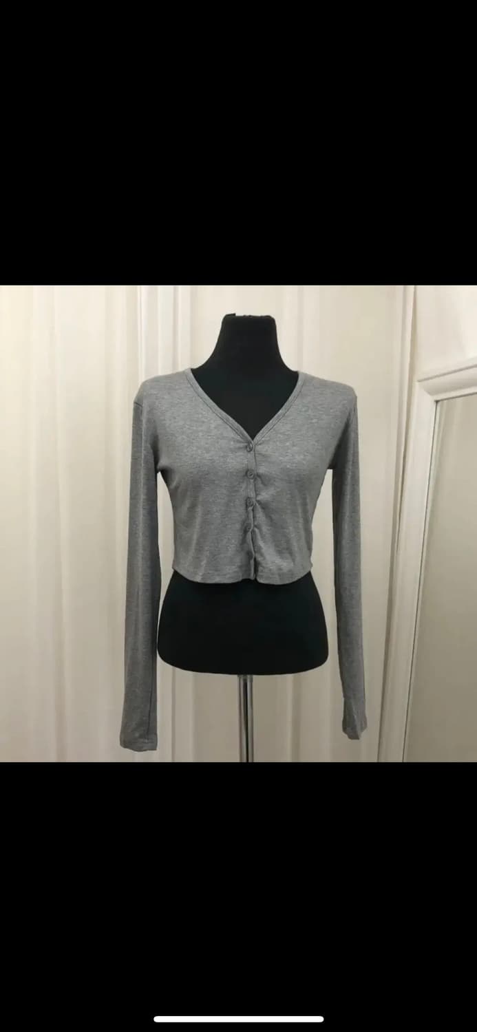 빈티지 오네갸루 가디건 그레이 상품이미지2