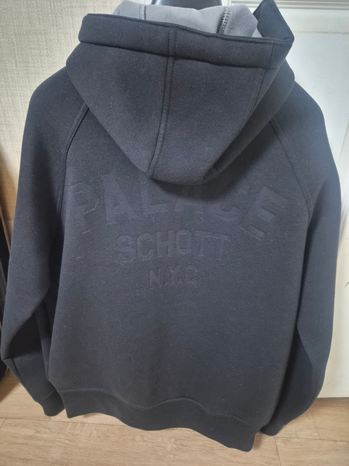 팔라스 Schott  후드집업 블랙 M사이즈 26ss 상품이미지3