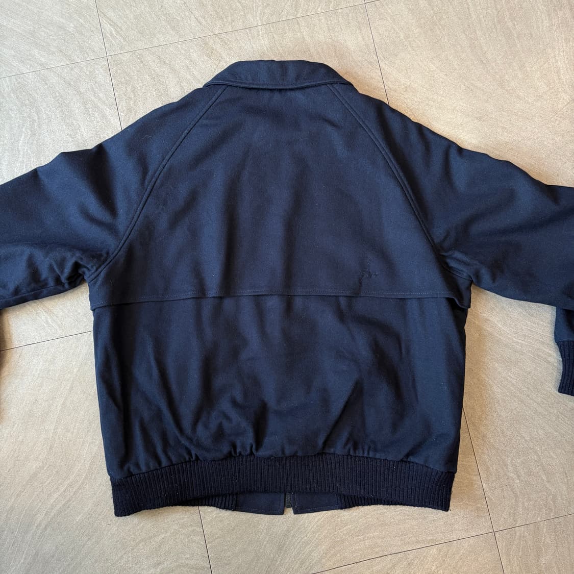 90년대 미국 생산 펜들턴 네이비 울 블루종 자켓 상품이미지8