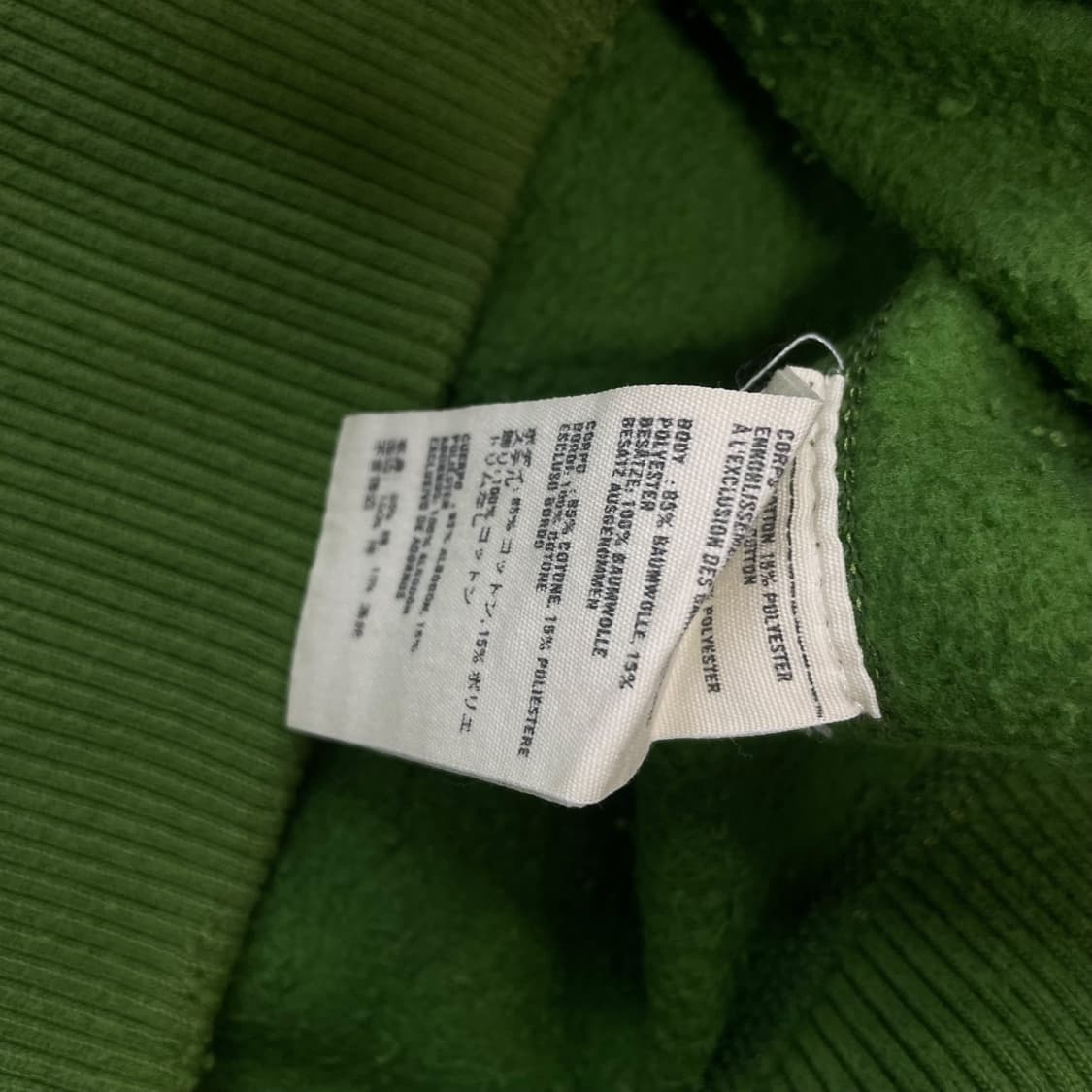 아베크롬비 스펠 로고 후드집업 그린 상품이미지5