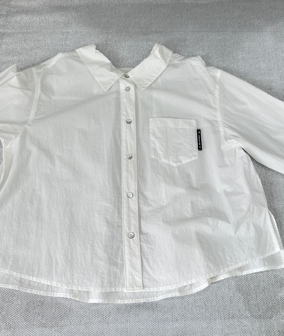 VOV 보브 바스락 오버핏 셔링 블라우스 여성 55-66 상품이미지9