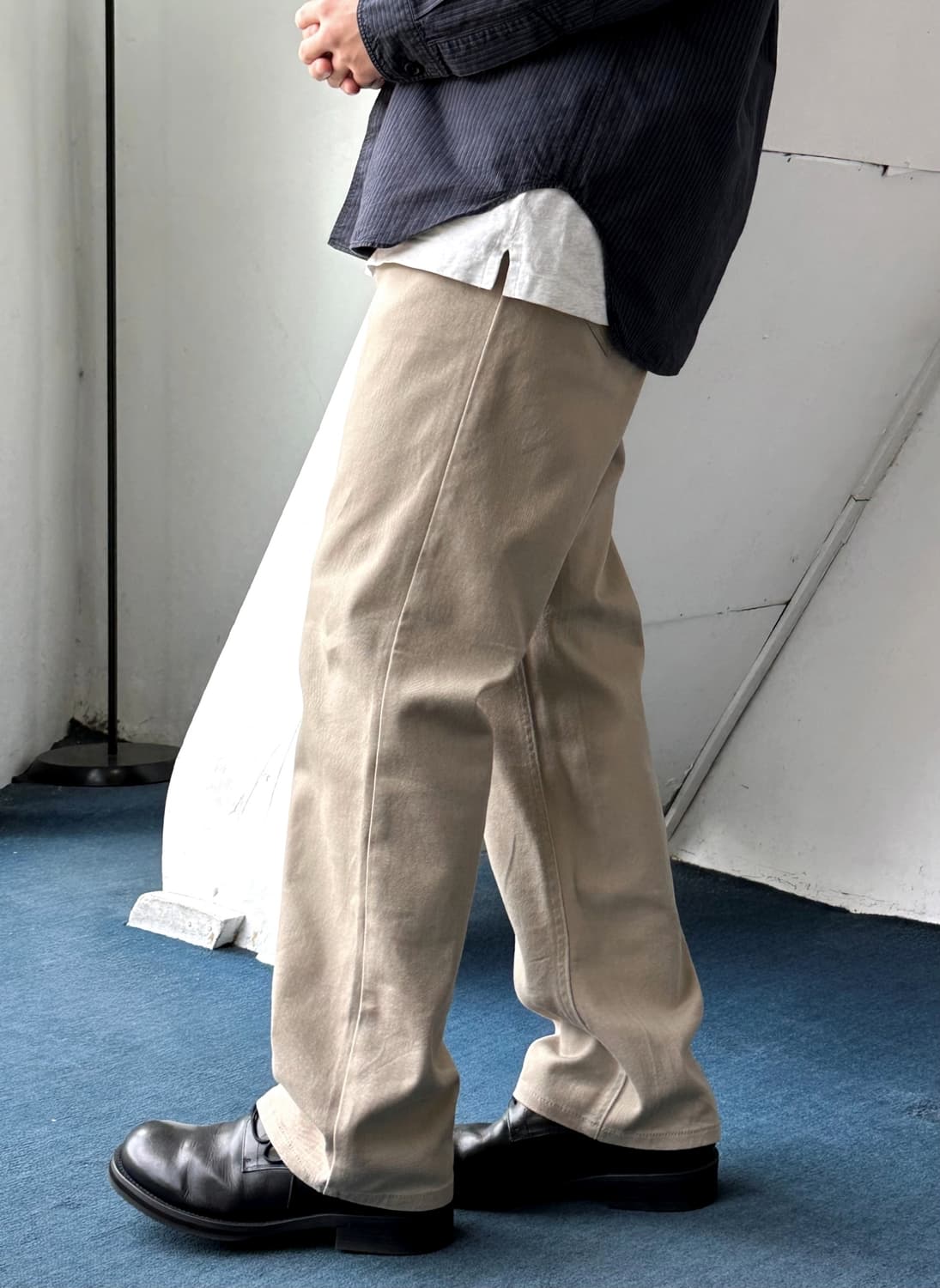 Cotton 5pkt wide straight pants 상품이미지3