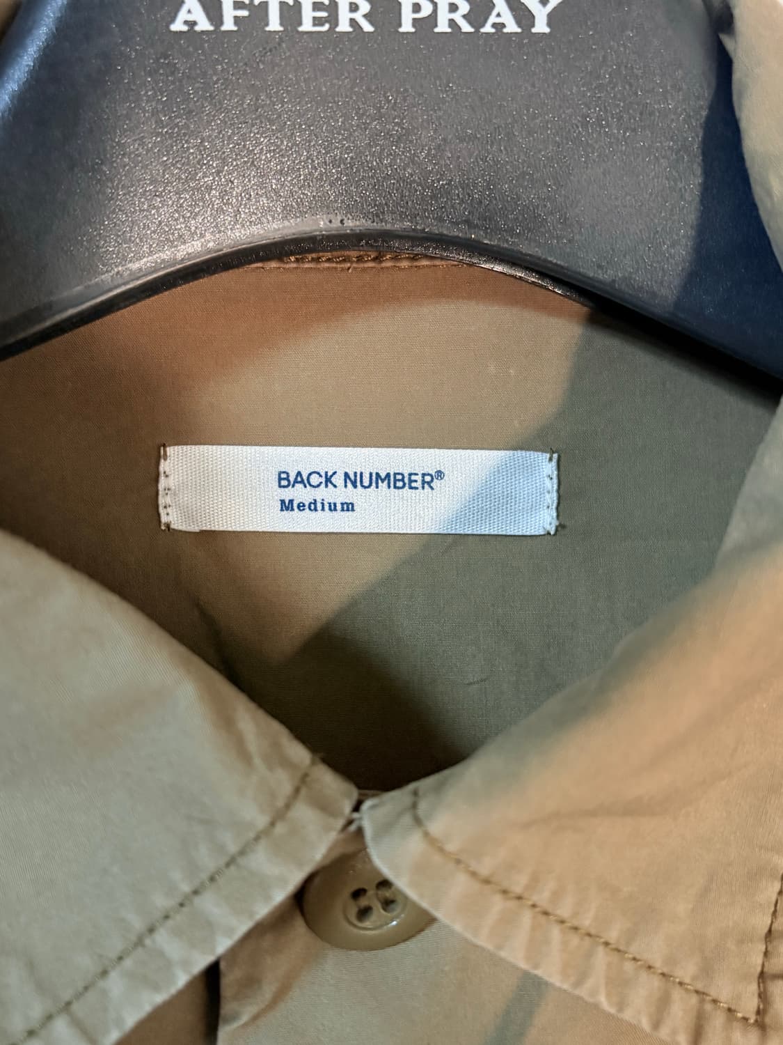 Back number shirt jacket  상품이미지3