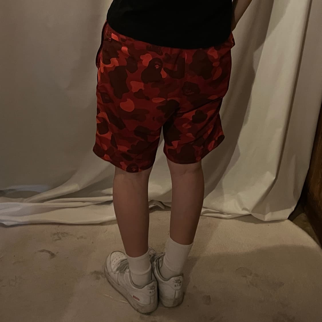 베이프 BAPE 레드카모플라쥬 쇼츠 상품이미지3