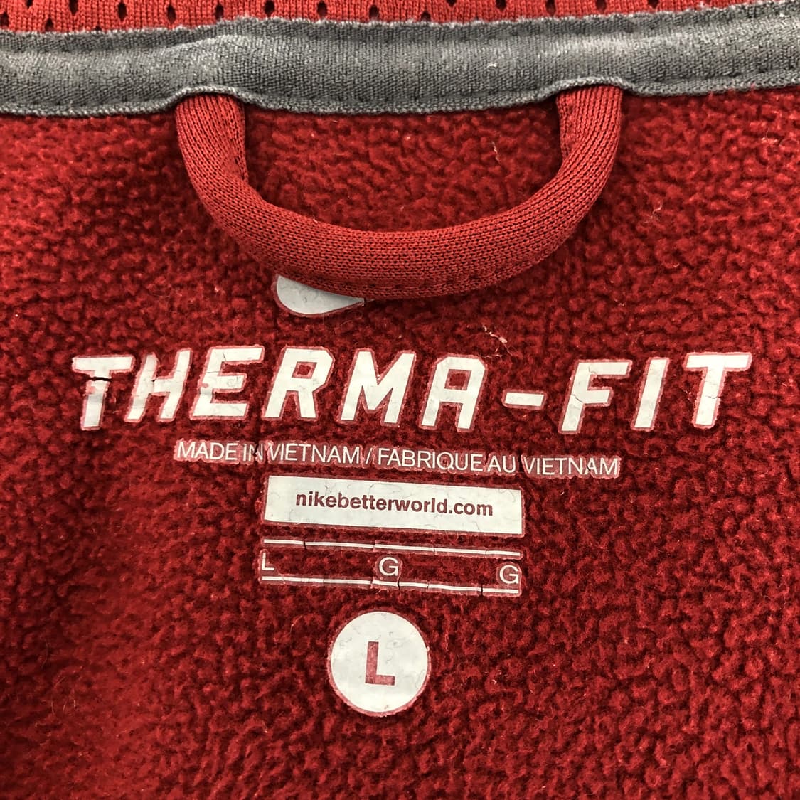 나이키 써마핏 앨라베마 크림슨 후드집업 100-105  상품이미지6