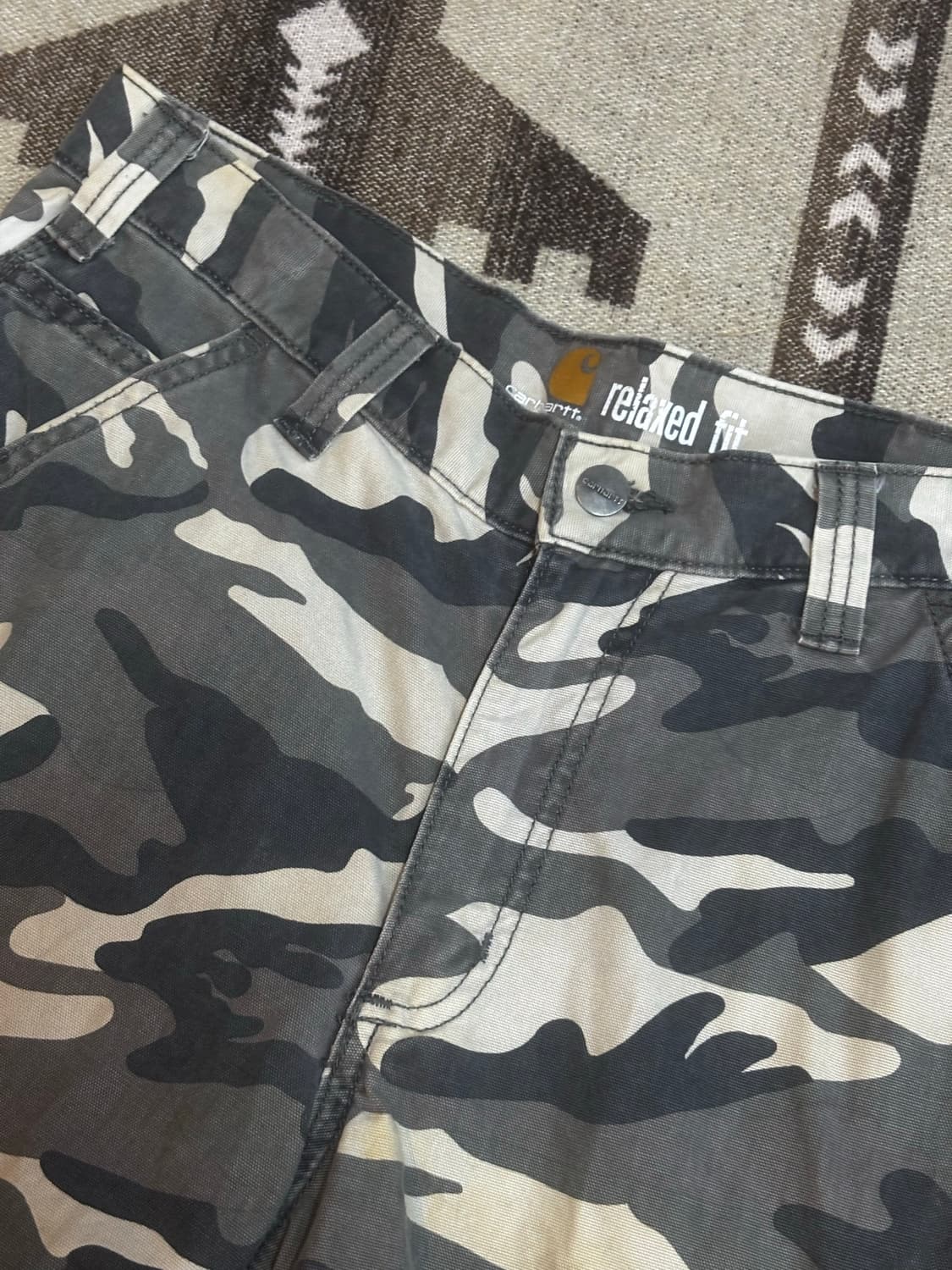Carhartt 카모 카고 하프팬츠 상품이미지3