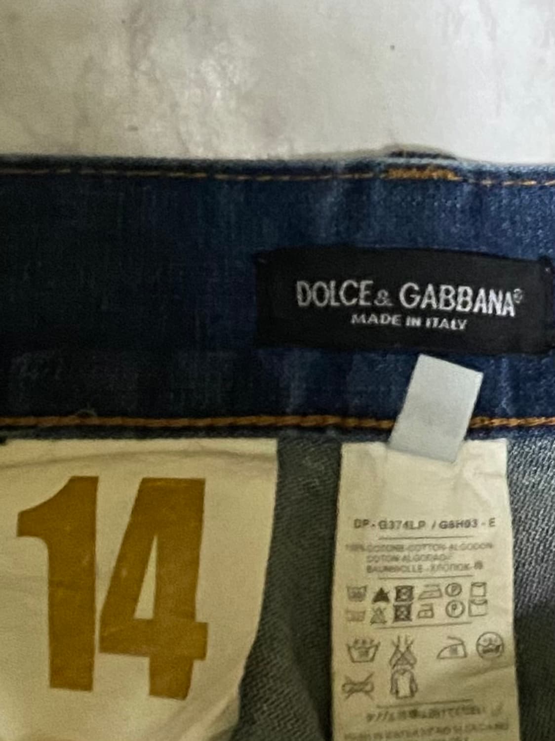 돌체앤가바나 청바지 팬츠 34 인치 상품이미지4
