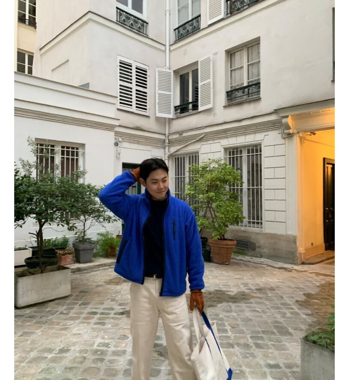 셀리앤리옹 후리스 블루 (새상품) 상품이미지5