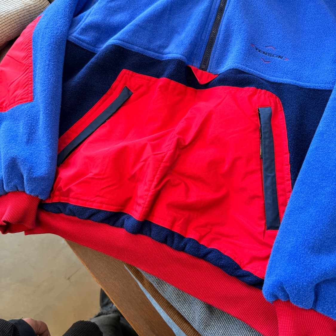 텐슨 스웨덴 아웃도어 브랜드 플리스 나일론 리버서블 아노락 상품이미지3